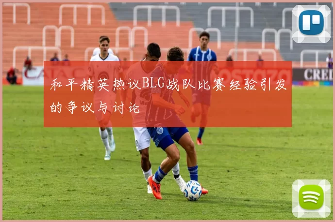 和平精英热议BLG战队比赛经验引发的争议与讨论