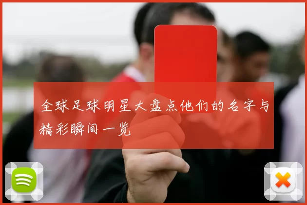 全球足球明星大盘点他们的名字与精彩瞬间一览